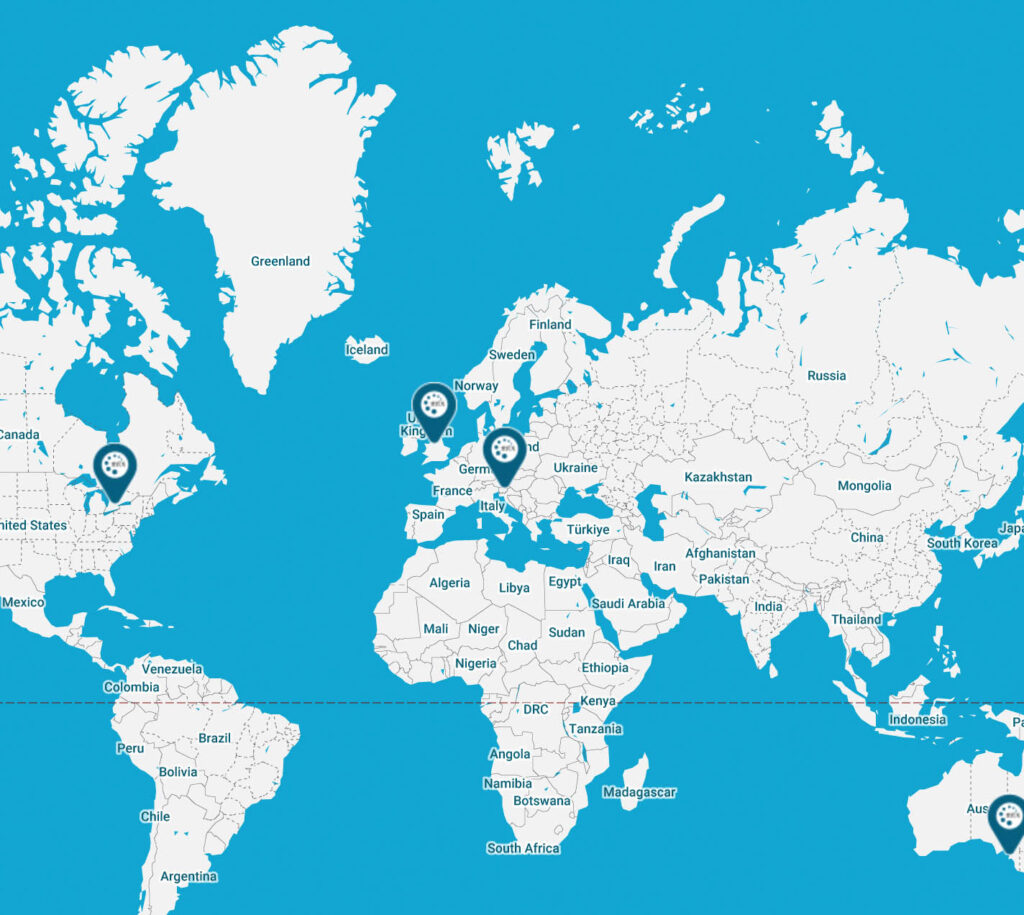 MTX – Global map
